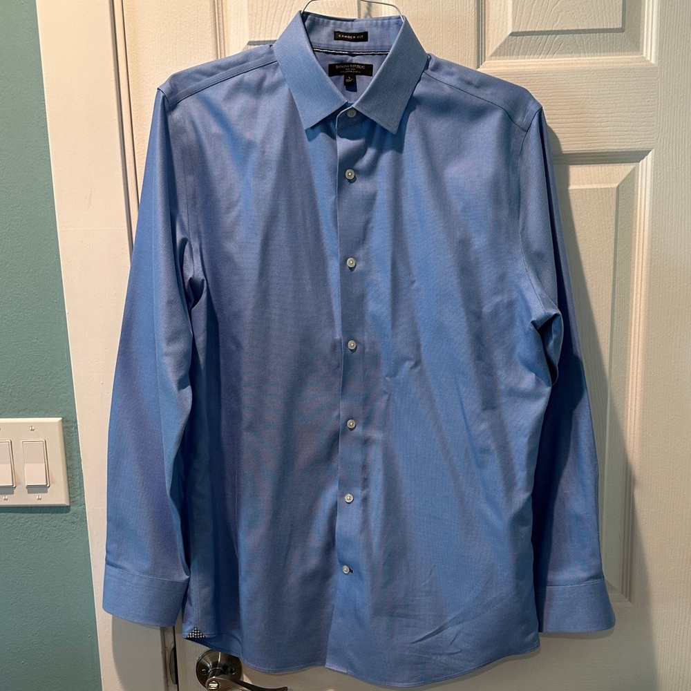 Men's Blue Dress Shirt